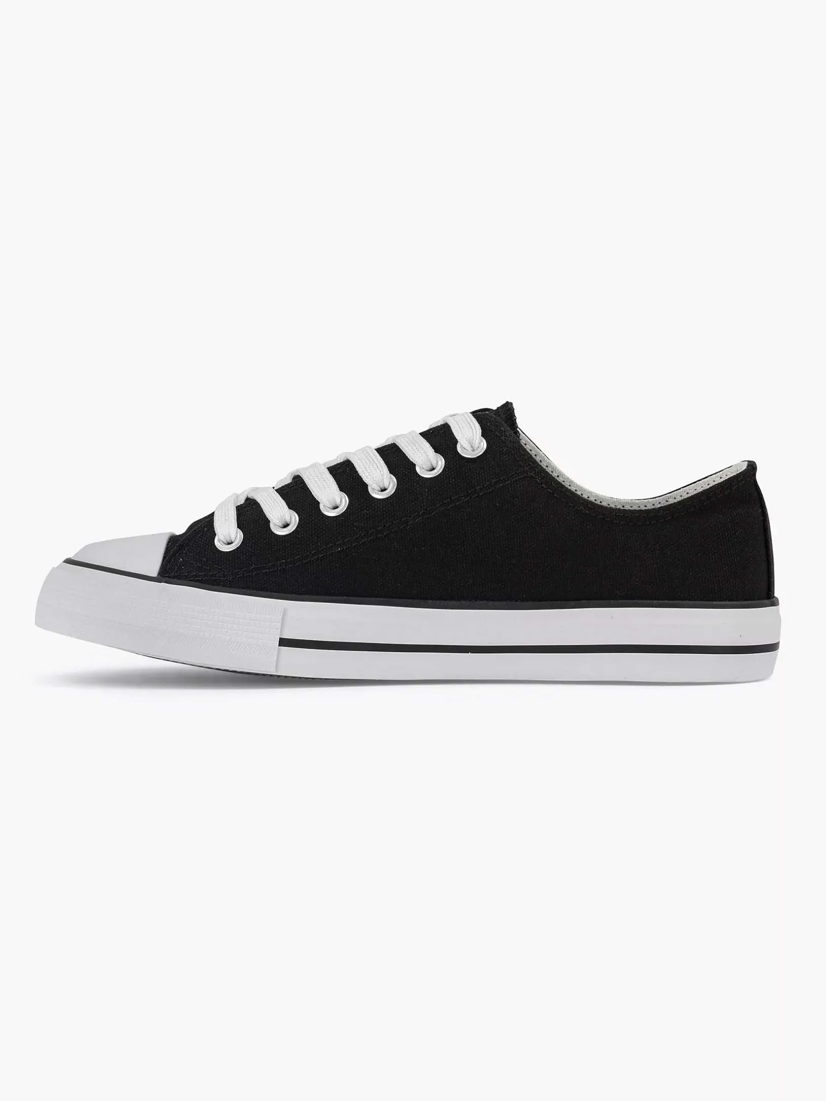 Zwarte Canvas Sneaker