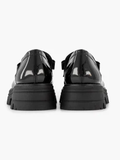 Zwarte Chunky Loafer Lak