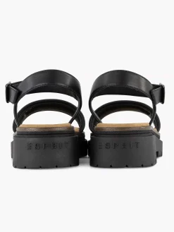 Zwarte Chunky Sandaal