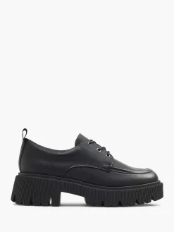 Zwarte Chunky Veterschoen