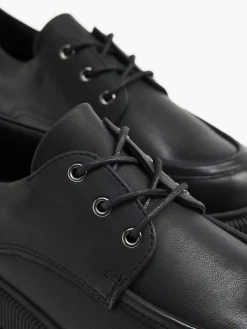 Zwarte Chunky Veterschoen