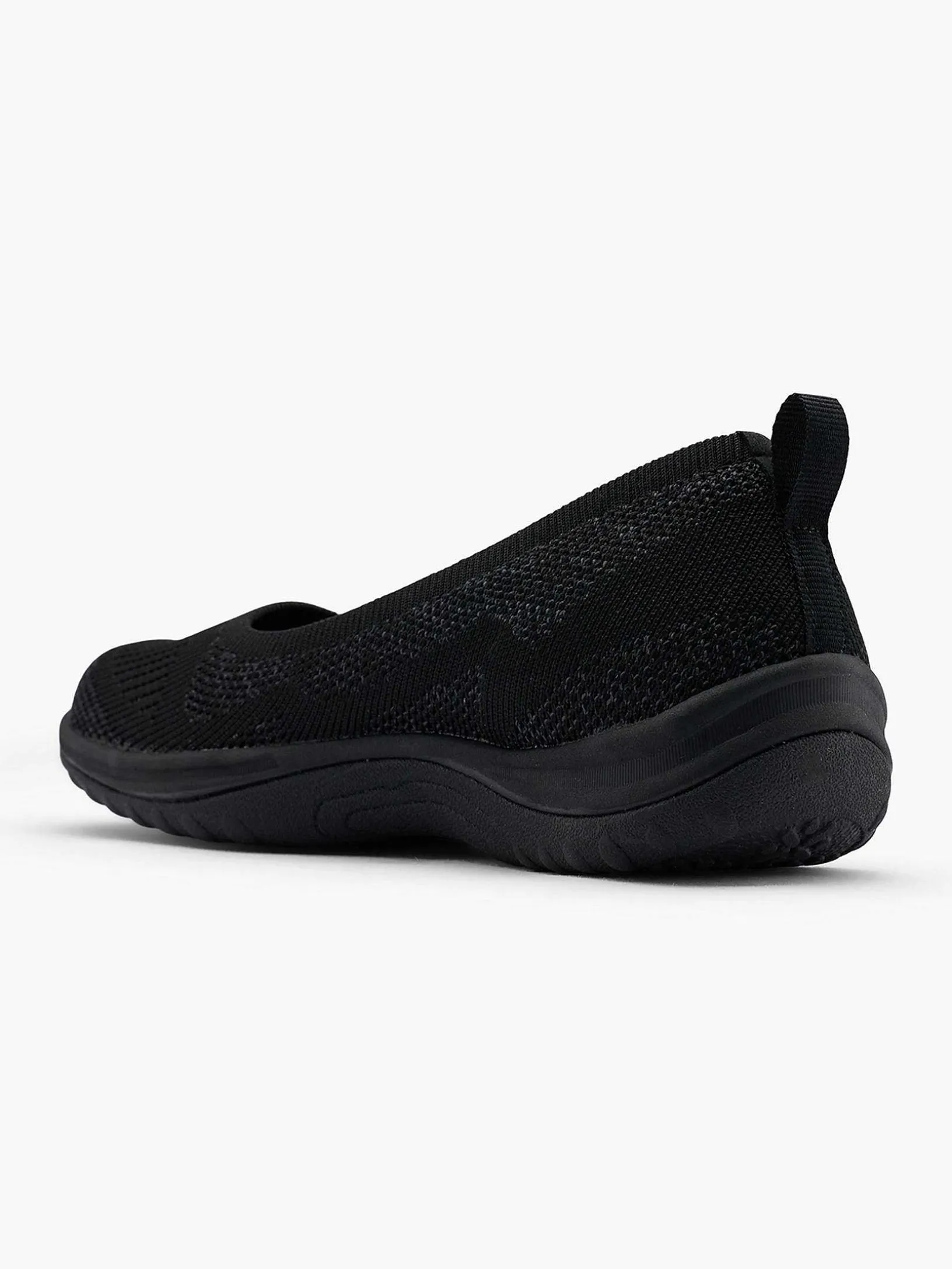 Zwarte Instapper Memory Foam