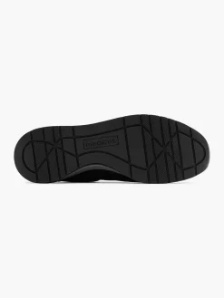 Zwarte Leren Comfort Veterschoen