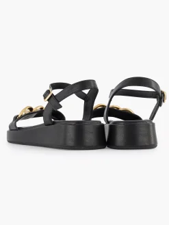 Zwarte Sandaal Sierketting