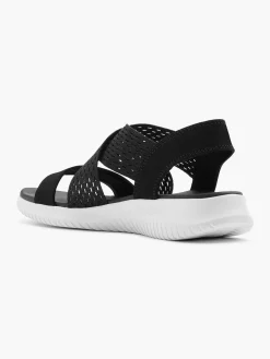 Zwarte Sandalen Neon Star