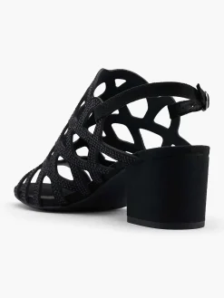 Zwarte Sandalette