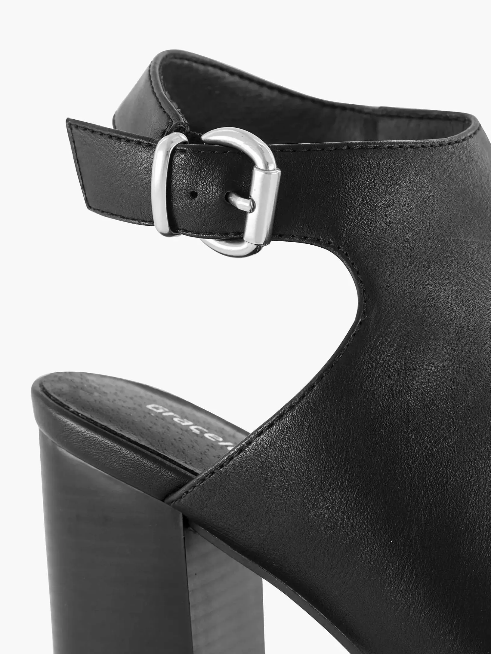 Zwarte Sandalette