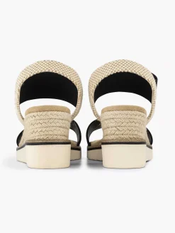 Zwarte Sandalette Sleehak