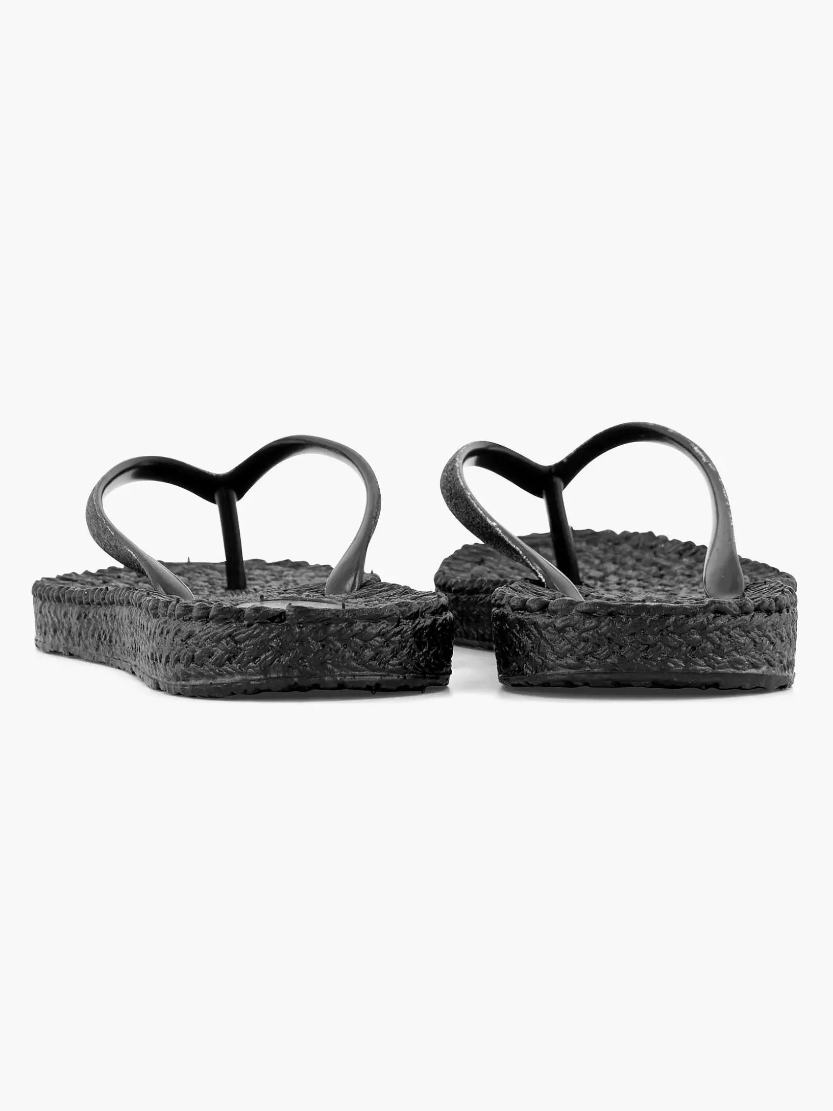Zwarte Teenslipper