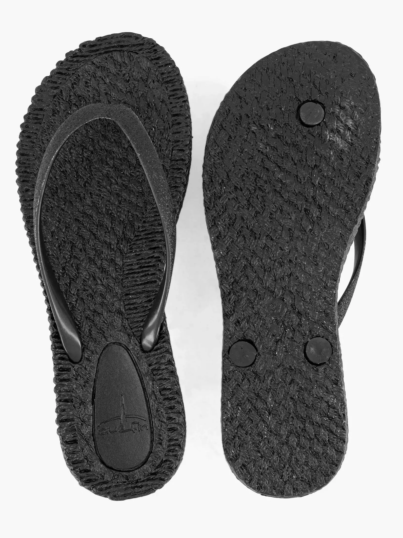 Zwarte Teenslipper