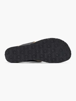 Zwarte Teenslipper
