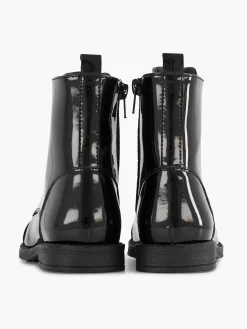 Zwarte Veterboot Lak