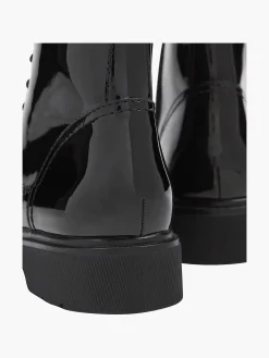 Zwarte Veterboot Lak