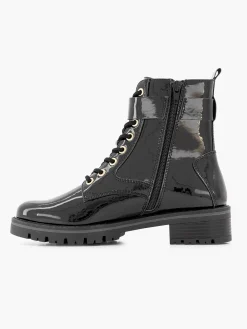 Zwarte Veterboot Lak