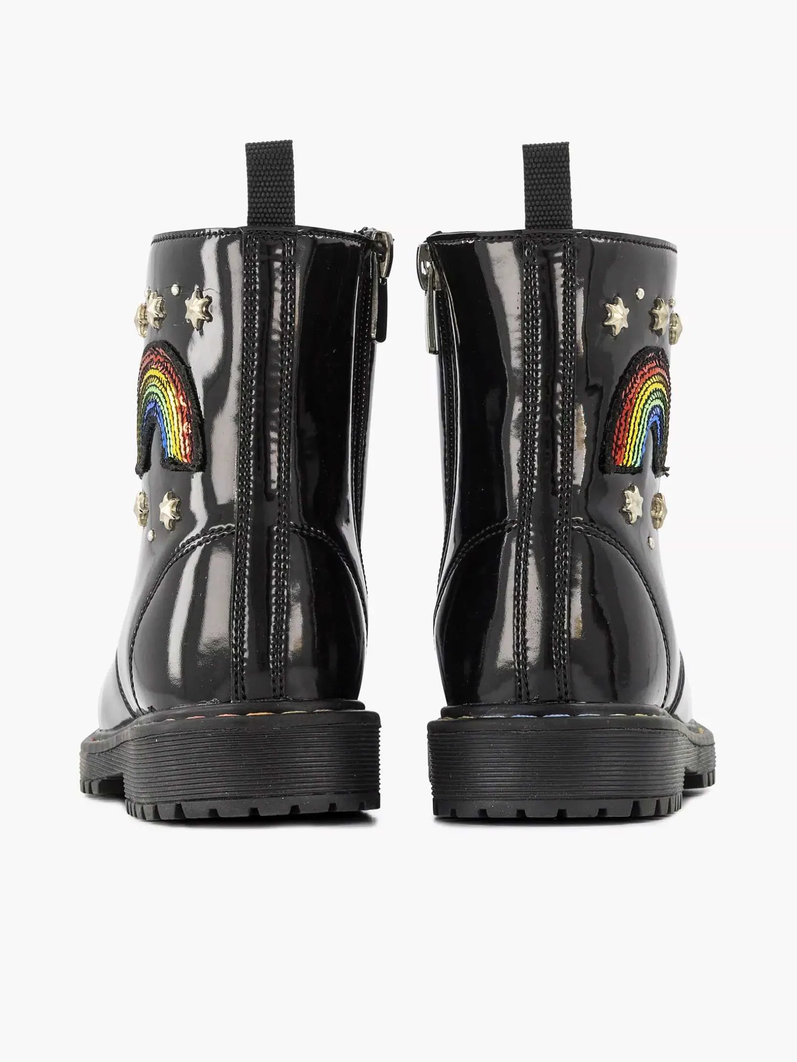 Zwarte Veterboot Regenboog